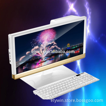 all in one pc type Wall mount gaming computer, all in one barebone pc builtwith 21.5" monitor, desktop computer without CPU